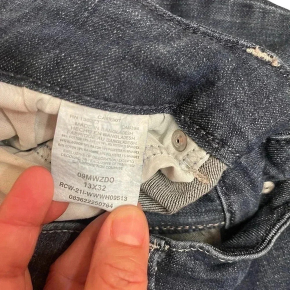 Wrangler Bootcut Stretch Dark Wash Mid Rise Western Denim Jeans 09MWZDO size 13 - Picture 5 of 11